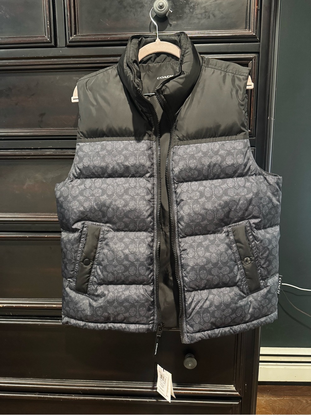 Coach Women’s Black Puffer Vest